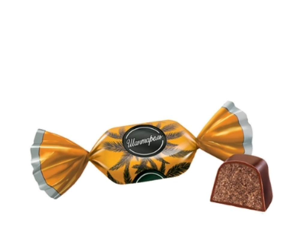 Конфеты глазированные с помадными корпусами «Шантарель» со вкусом айриш-крим 1 кг - фото1