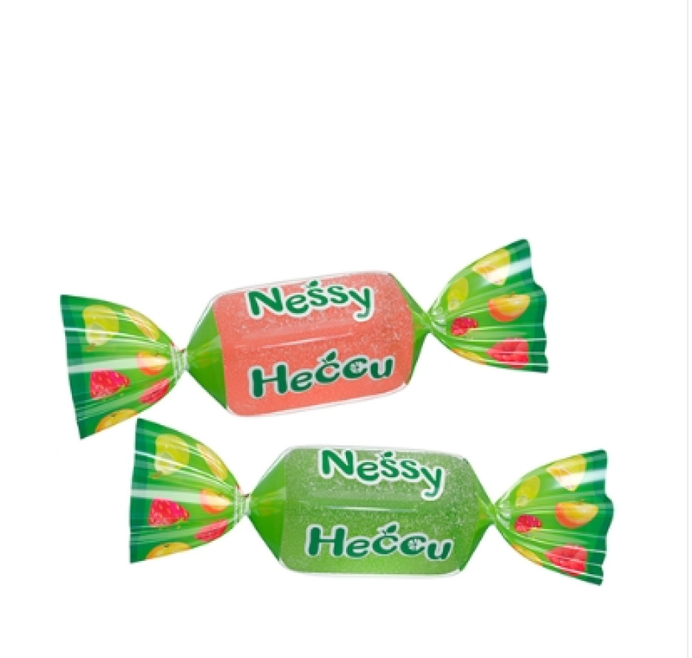 Конфеты желейные «Несси/Nessy» тропик ассорти вкусов в кислой обсыпке - фото1