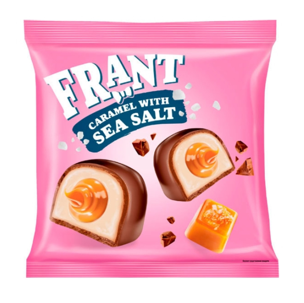 Молочные конфеты глазированные "Frant" с начинкой соленая карамель, 1 кг - фото1