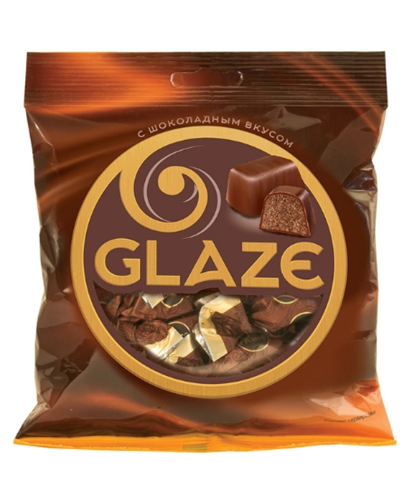 Конфеты помадные глазированные "Глэйс/Glaze" с шоколадным вкусом, 1 кг - фото1