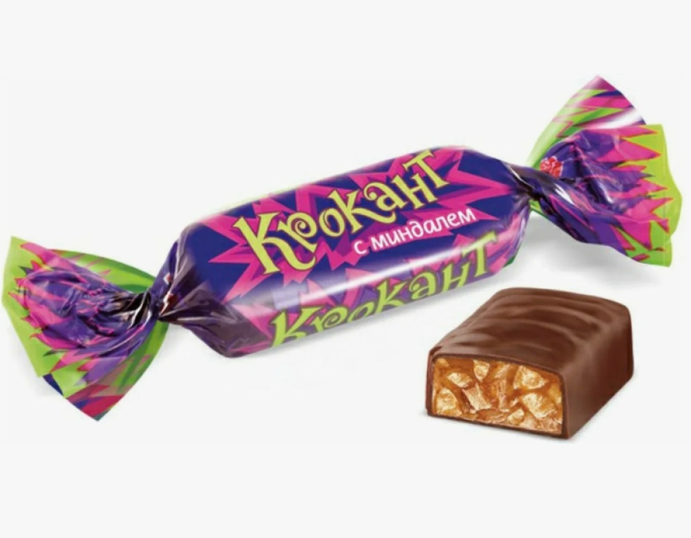 Конфеты с грильяжными корпусами глазированные «Крокант»  1 кг - фото1