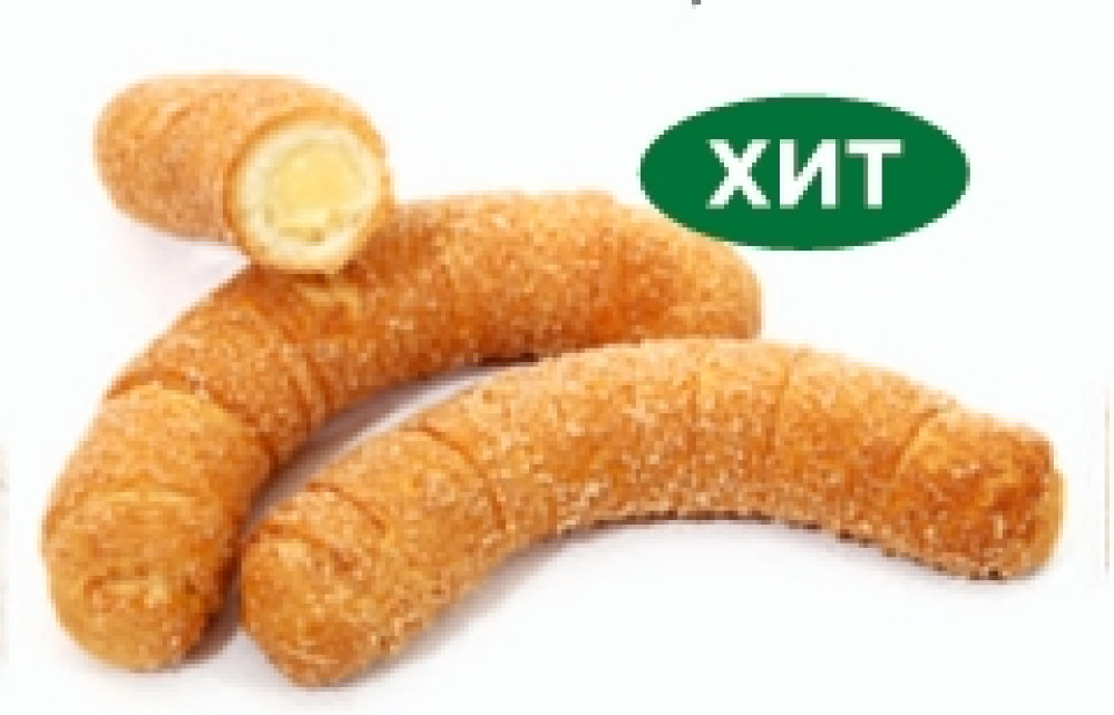 Восточные сладости мучные песочно-дрожжевые "Рогалик с кремфилом" 3,5кг - фото1