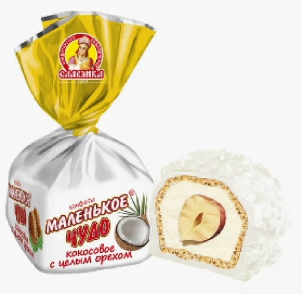 Конф.ваф.глаз."Маленькое чудо" кокосовое 1кг - фото1