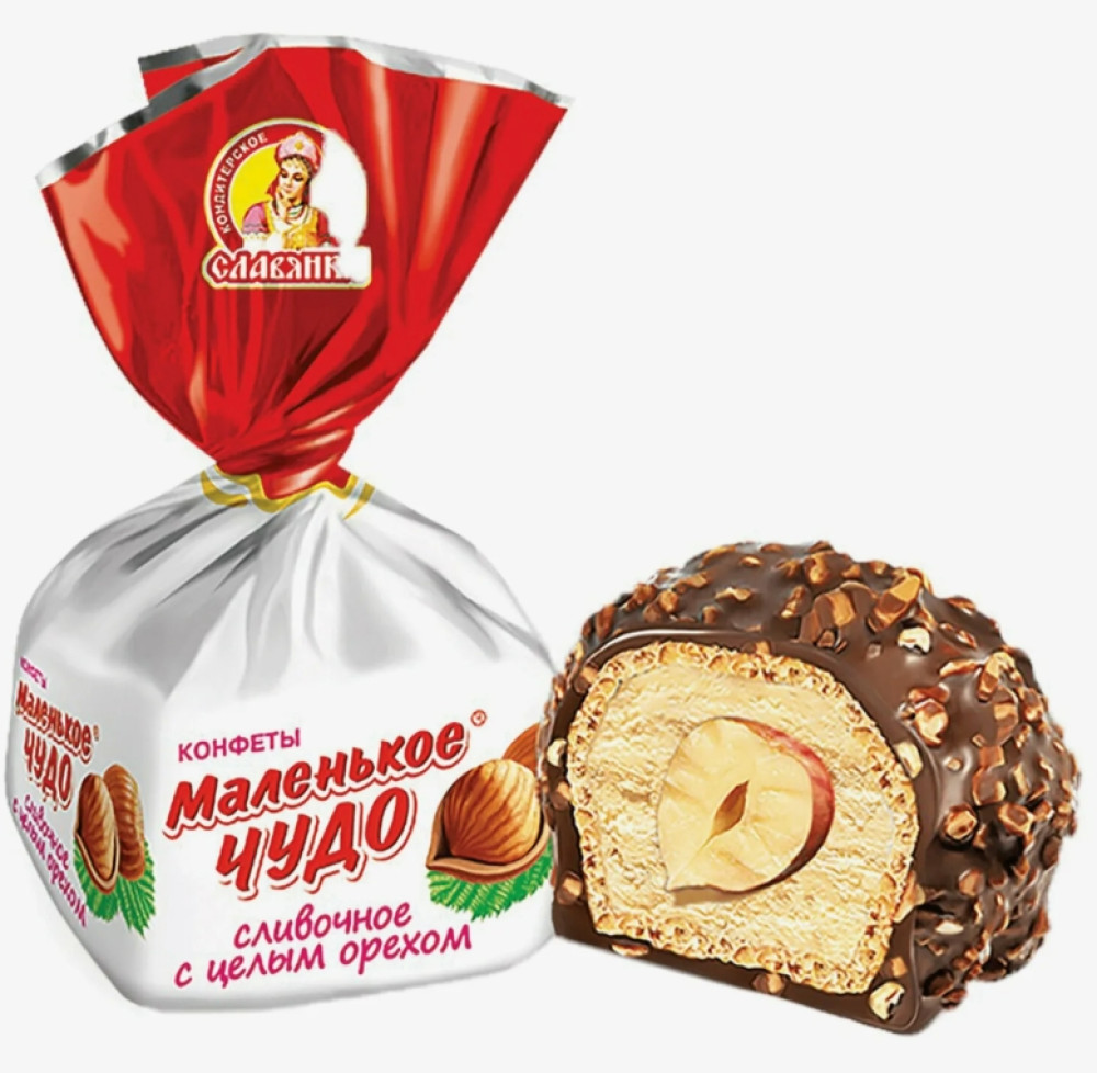 Конф.ваф.глаз."Маленькое чудо" сливочное 1кг - фото1