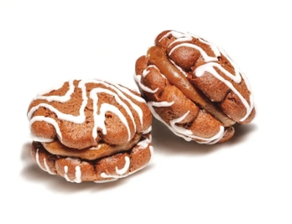 Десерт с какао с прослойкой «Соленая карамель» с конд.глазурью» 1,1кг - фото1