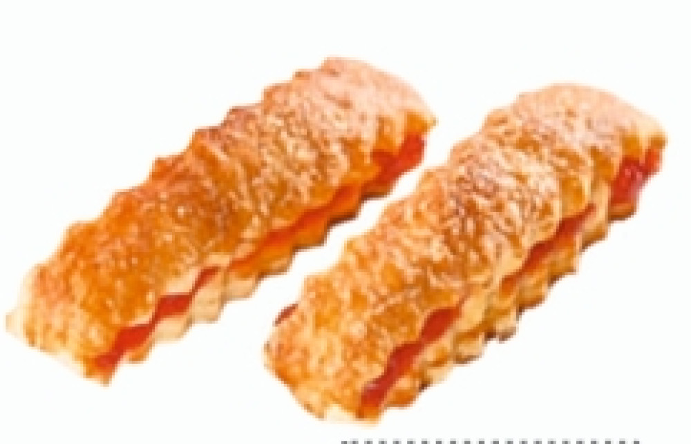 Восточные сладости мучные "Рулетики с малиновой начинкой" 3кг - фото1