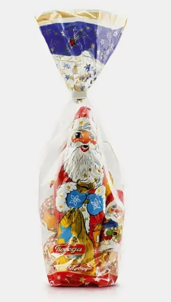 Набор шоколадных новогодних фигур из молочного шоколада 100г