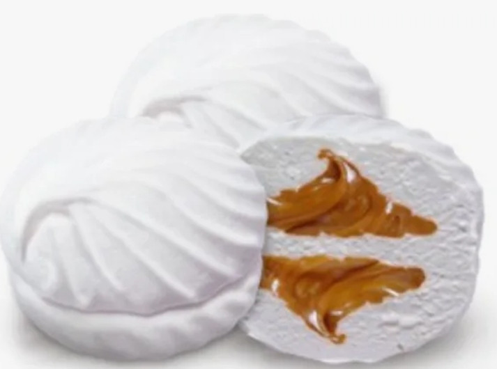 Зефир Сливочные облака с начинкой вареная сгущенка 3,5кг