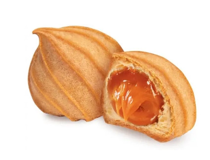 Изделия кондитерские мучные заварные  "Заварные пышечки" с начинкой вареная сгущенка, 2кг - фото1