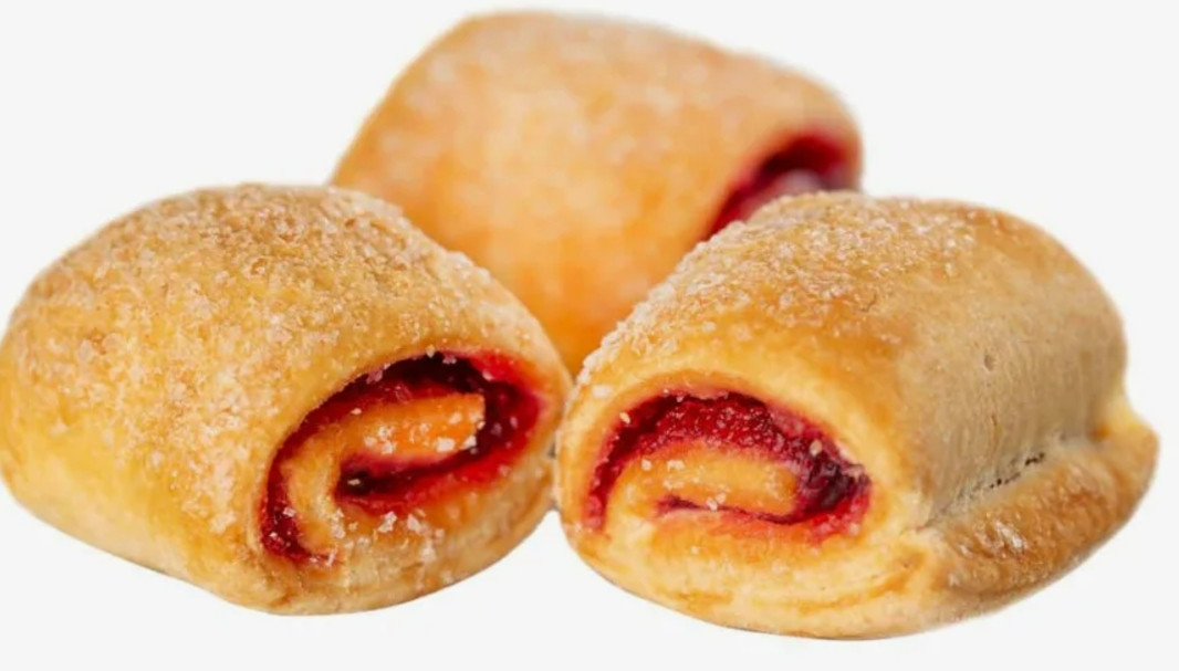 Печенье Рулетики Слоеные со вкусом вишни 2кг - фото1