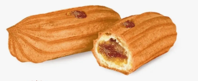 Изделия кондитерские мучные заварные «Мини эклеры» с печеным яблоком 2 кг - фото1