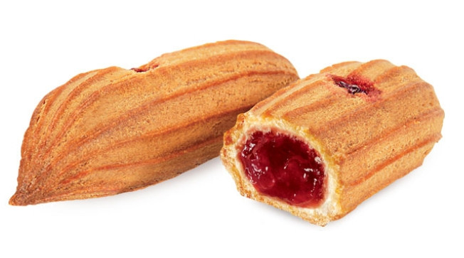 Изделия кондитерские мучные заварные"Мини эклеры" с брусничной начинкой 2 кг - фото1