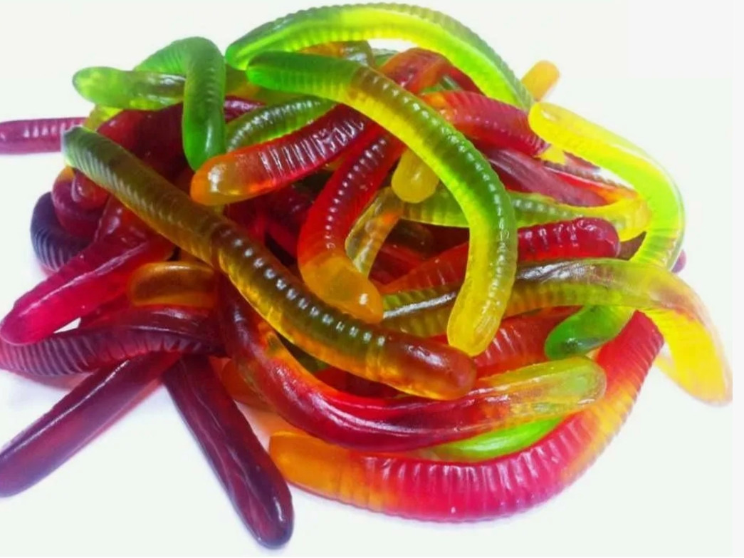 Мармелад жевательный Червячки 1кг - фото1
