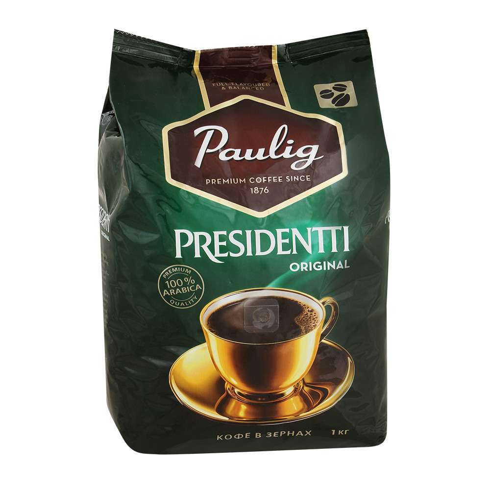 Кофе paulig presidentti. Paulig presidentti Original 1 кг.